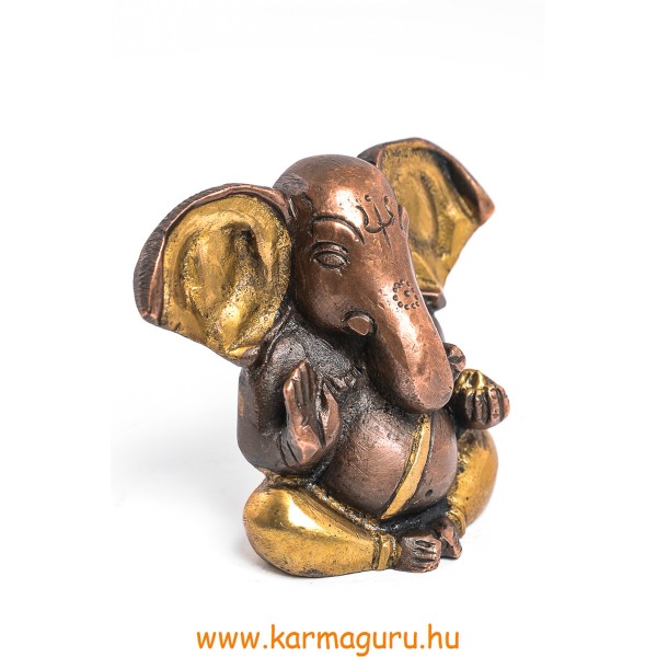 Ganesha szobor réz, arany és bronz