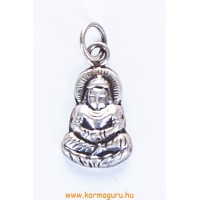 Mini Buddha ezüst medál