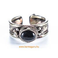 Fekete onix köves gyűrű