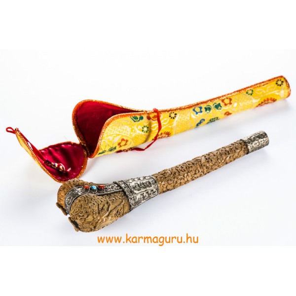 Kangling - díszes tibeti rituális hangszer