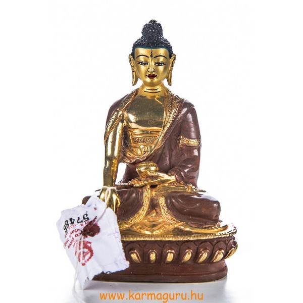 Shakyamuni Buddha aranyozott szobor