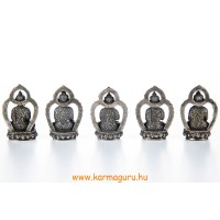 5 Dhyani Buddha réz szobor - prémium minőségű