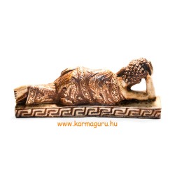 Fekvő Buddha csont színű - 17 cm