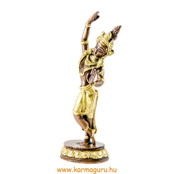 Táncoló Tara szobor réz, arany és bronz