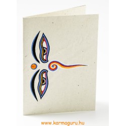 Buddha szeme mártott papír (LOKTA) képeslap