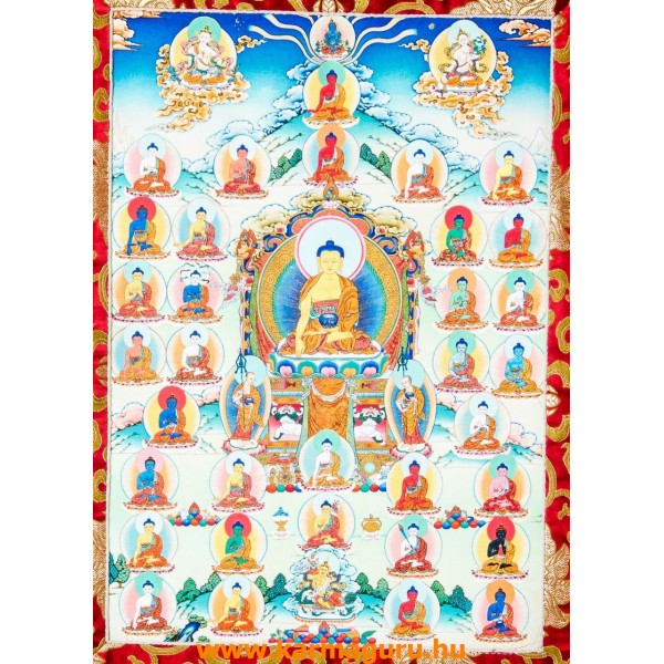 Shakyamuni Buddha thanka - kiváló minőség