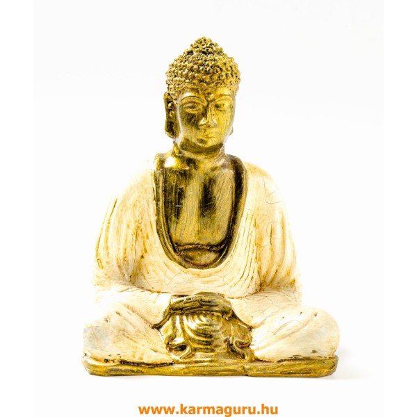 Amitabha Buddha színes rezin szobor - 16 cm