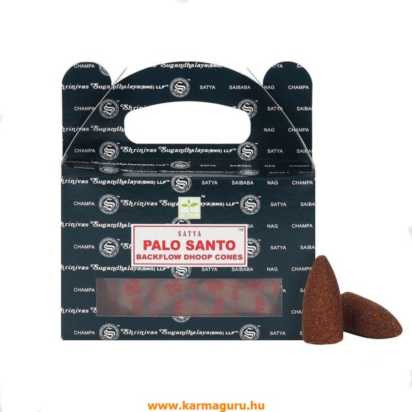 Satya palo santo, visszaáramló (backflow) kúpfüstölő