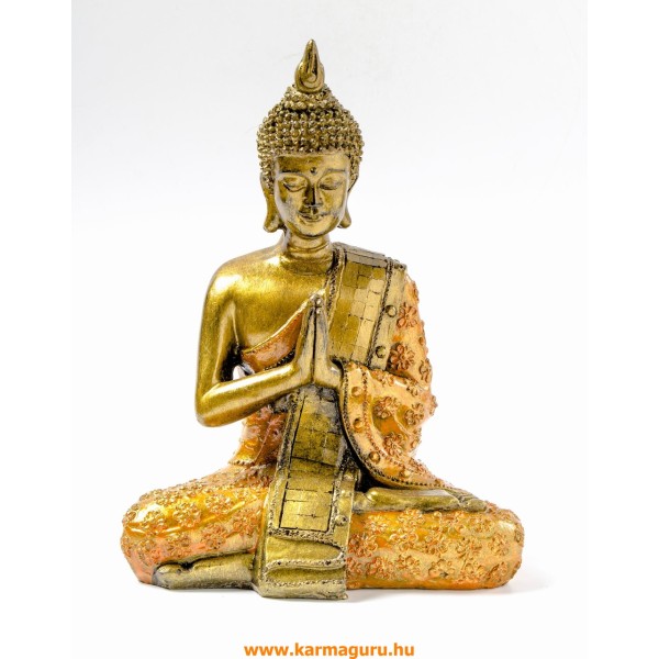Imádkozó Buddha szobor - 20 cm