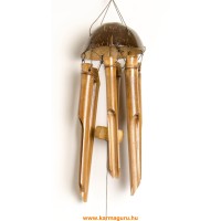 Bambusz szélcsengő, antik - 75 cm