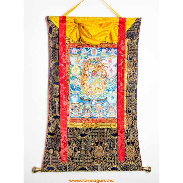 Guru Dordzse Drolo thanka - thanka jellegű falikép