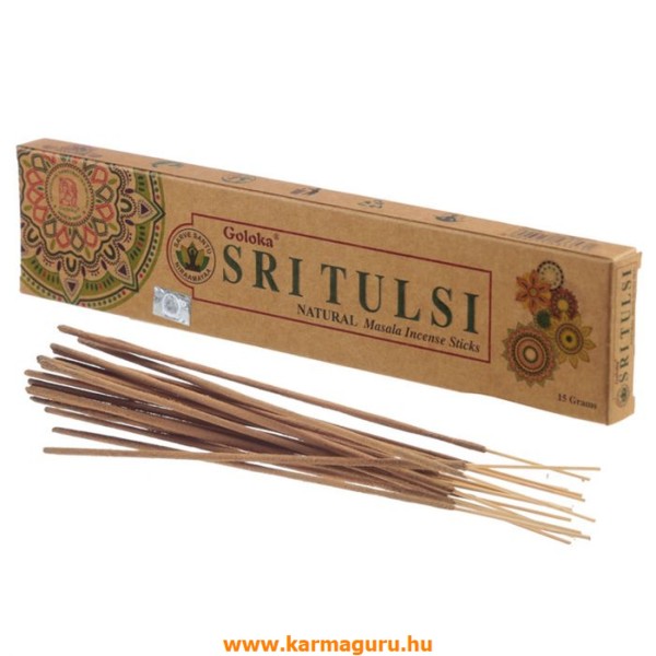 Goloka organikus Sri Tulsi füstölő