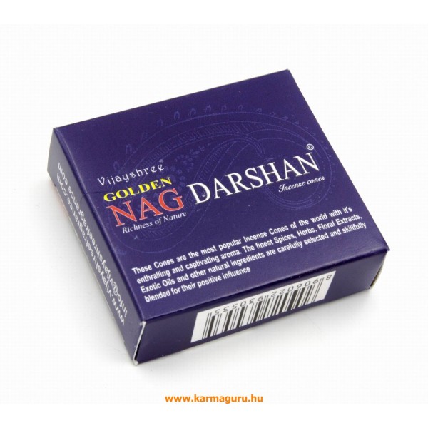 Vijayshree Golden Nag Darshan kúpfüstölő