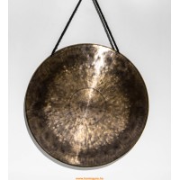 Peremes, 7 fémes gong, antikolt - 36 cm, 1506 gramm