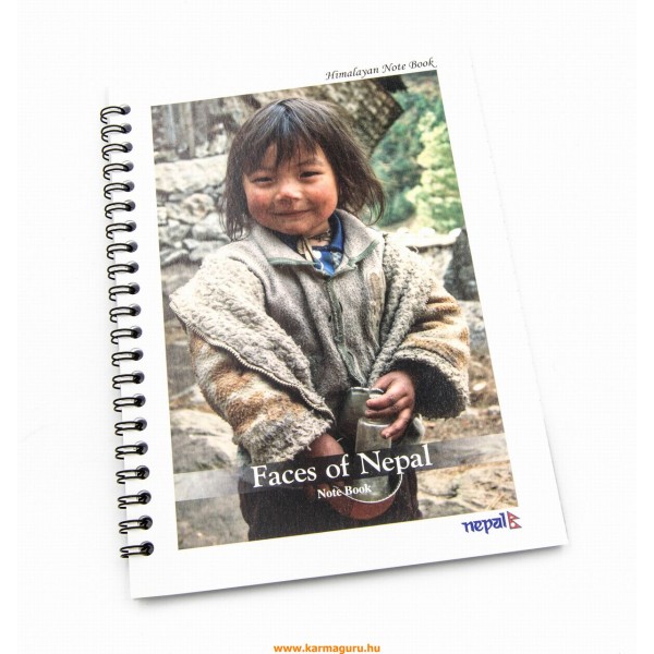 Nepáli gyermek jegyzetfüzet
