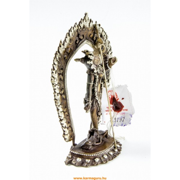 Vajra Yogini réz szobor prémium minőségű, barna-ezüst - 15 cm