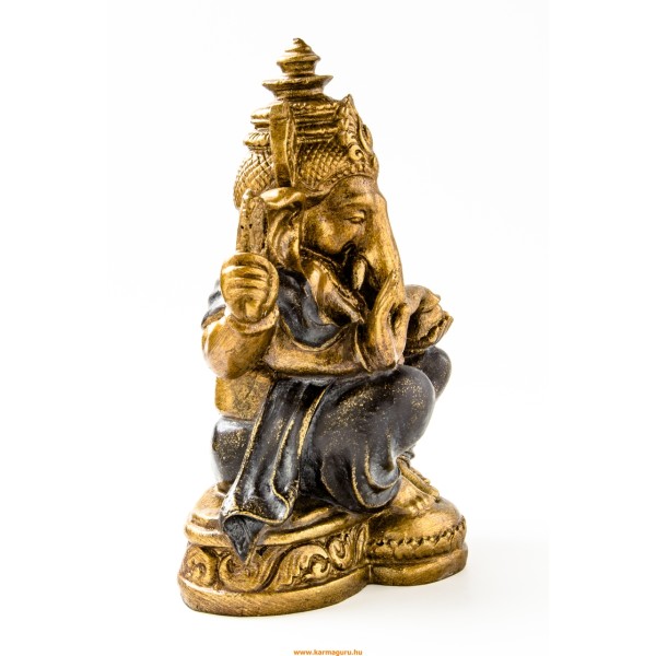 Ganesha színes rezin szobor - 26 cm