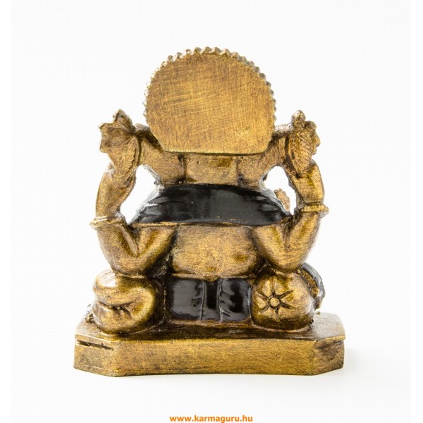 Ganesha színes rezin szobor - 12 cm
