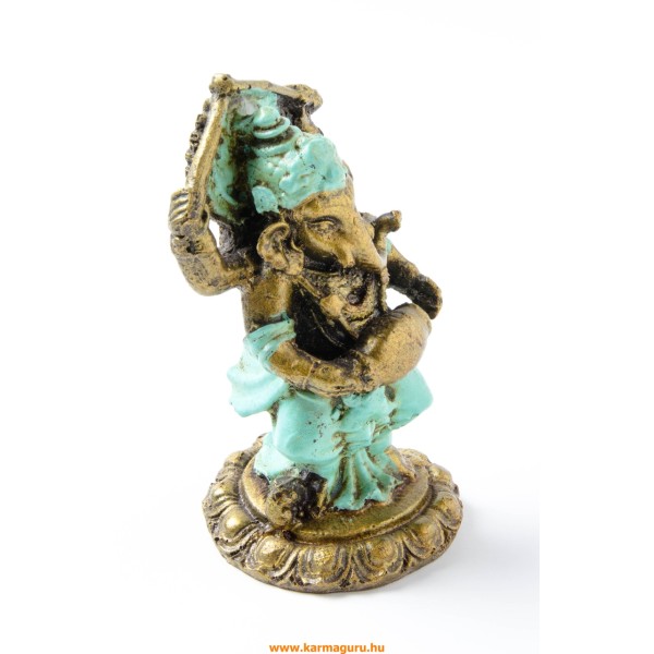 Ganesha színes rezin szobor - 13 cm