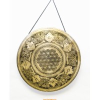 Peremes, 7 fémes gong mintás - 40 cm, 1870 gramm