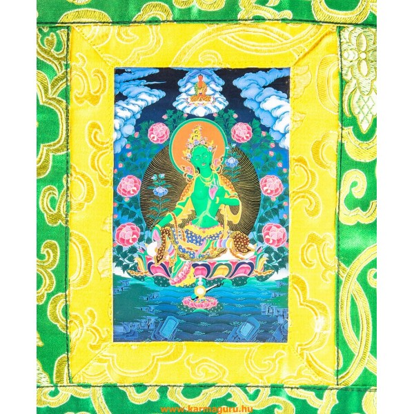 Zöld Tara thanka jellegű falikép