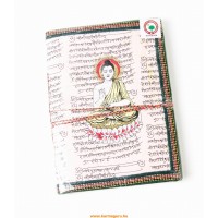 Buddha jegyzetfüzet - 15 x 20 cm - rózsaszín