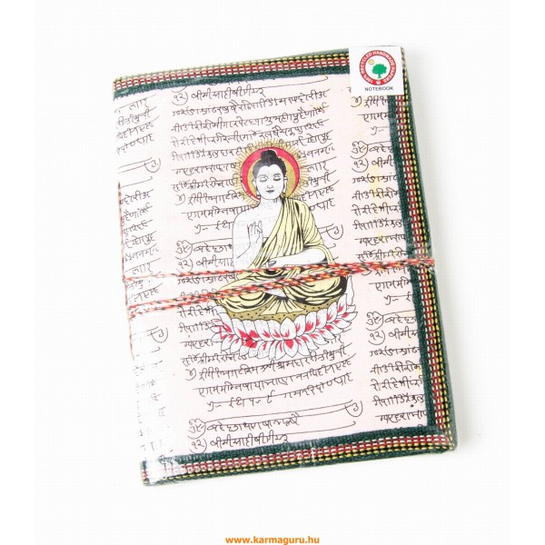 Buddha jegyzetfüzet - 15 x 20 cm - rózsaszín