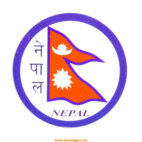 Nepáli zászló vékony mágnes