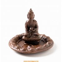 Agyag füstölő égető,  Shakyamuni Buddha