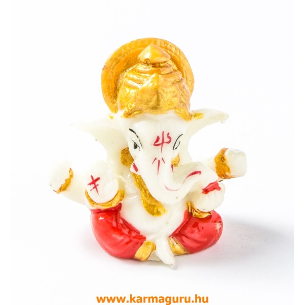 Ganesha színes rezin szobor - 5,5 cm 