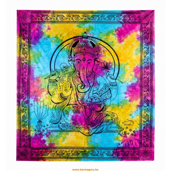 Ganesha falvédő, falidísz - színes 201x221