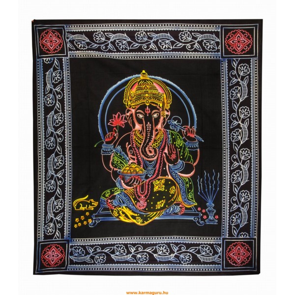 Ganesha falvédő, falidísz - színes 202x224