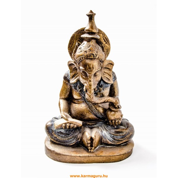 Ganesha színes rezin szobor - 21 cm