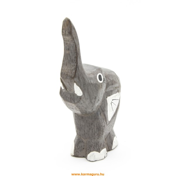  Fa elefánt, szürke kicsi - 15 cm 