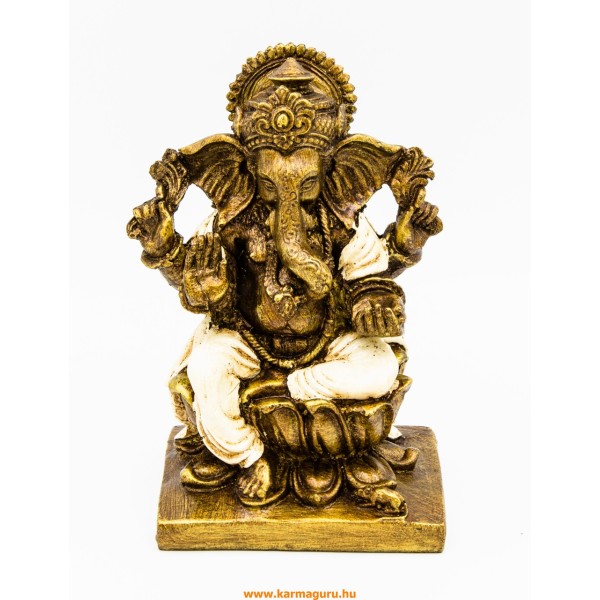 Ganesha színes rezin szobor - 16 cm