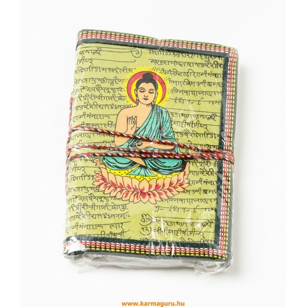 Buddha jegyzetfüzet - 12 x 17 cm - zöld