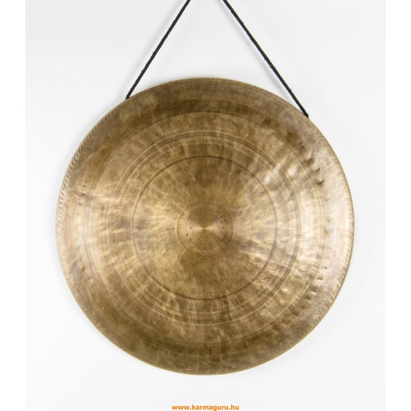 Peremes, 7 fémes gong, antikolt - 50 cm, 3230 gramm