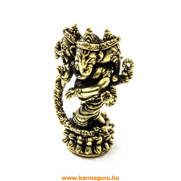Ganesha réz mini szobor - 3 cm