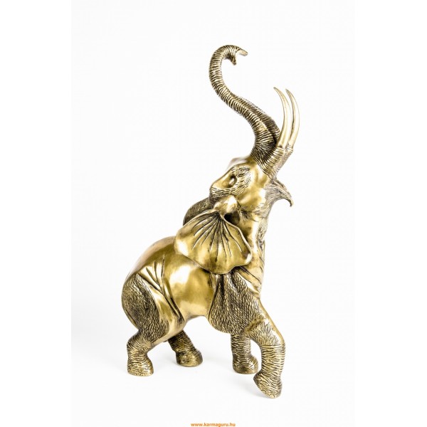 Elefánt réz szobor - 75 cm - hatalmas