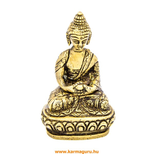 Amitabha Buddha réz szobor - 8cm