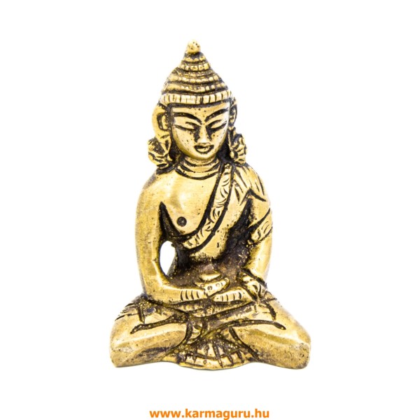 Amitabha Buddha szobor réz, alj nélkül - 8 cm