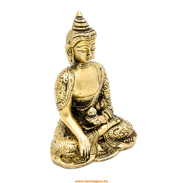 Shakyamuni Buddha szobor réz, alj nélkül -14 cm