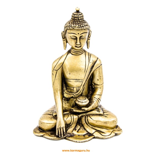 Shakyamuni Buddha szobor réz, alj nélkül -16 cm