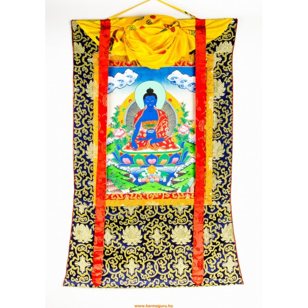 Gyógyító Buddha thanka - nagyméretű