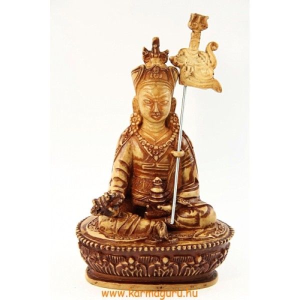 Guru Rinpoche szobor csont színű - 14 cm