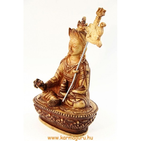 Guru Rinpoche szobor csont színű - 14 cm