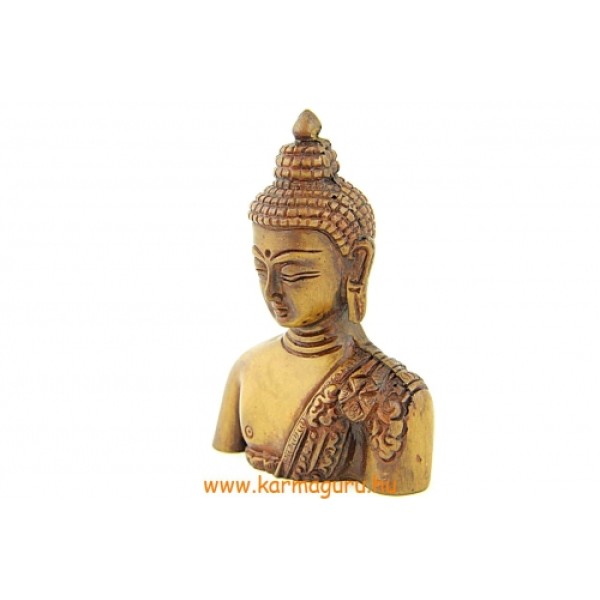 Buddha mellplasztika csont színű - 10 cm