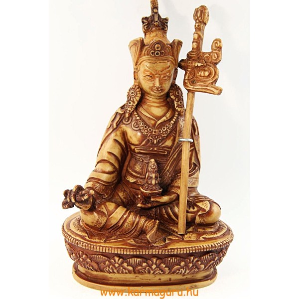 Guru Rinpoche szobor csont színű - 21 cm