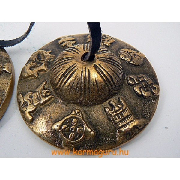 Tingsha a tibeti 8 szerencsejellel - 7,5 cm