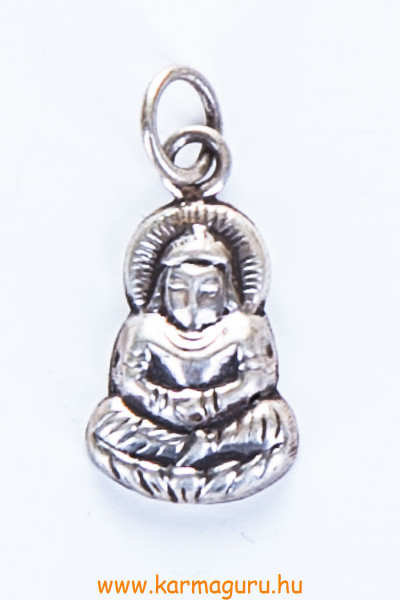 Mini Buddha ezüst medál
